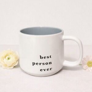 Threshold White Mug NWT Best Person Ever